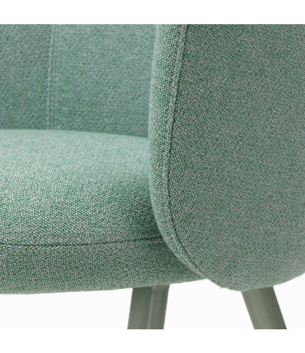 Vitra  Mikado Armchair mint aluminium, fabric Dumet