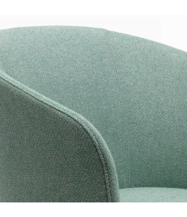 Vitra  Mikado Armchair mint aluminium, fabric Dumet