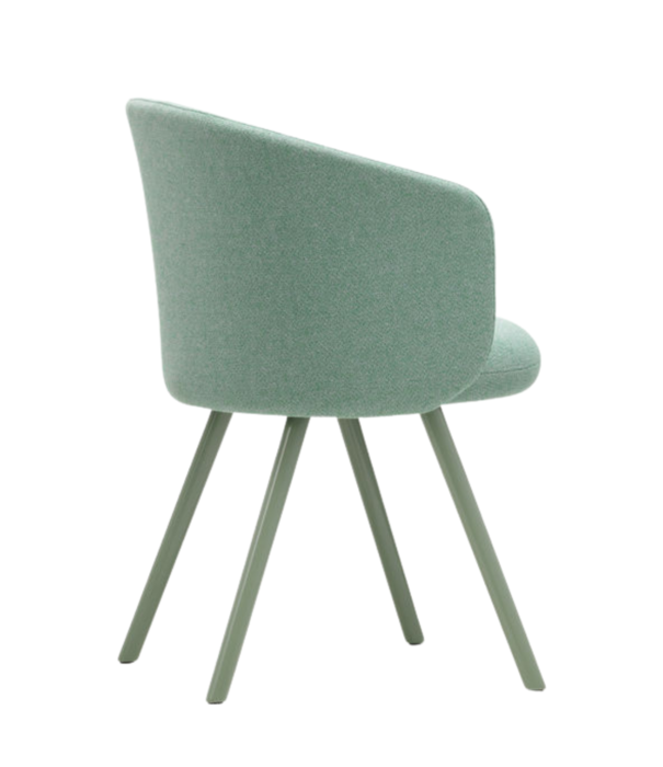 Vitra  Mikado Armstoel mint aluminium, stof Dumet