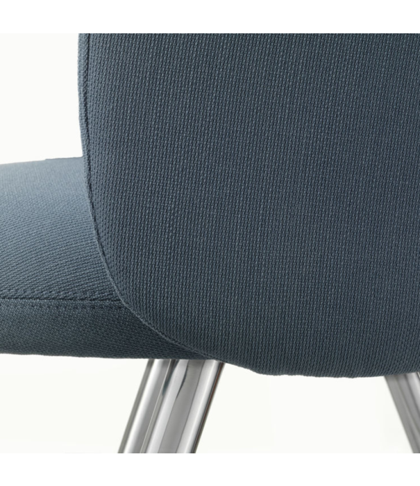 Vitra  Vitra Mikado Armchair polished aluminium, fabric indigo