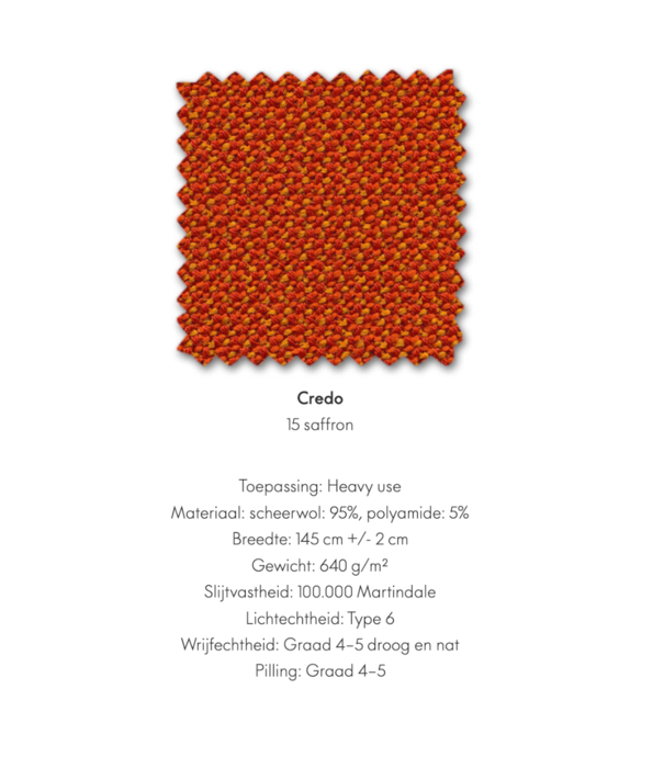 Vitra  Vitra Mikado Armstoel chalk aluminium, stof Credo safran