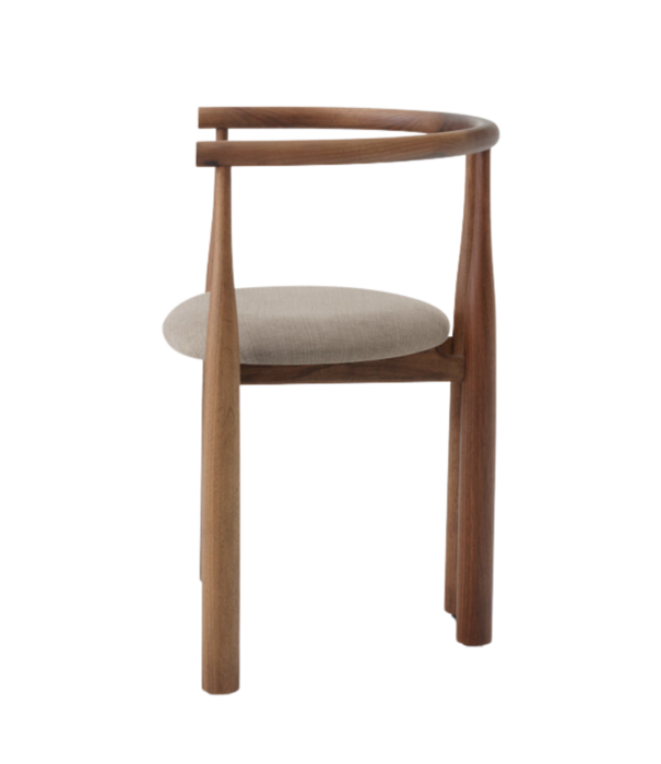 New Works  New Works - Bukowski Stoel walnoot, stof Linara 342