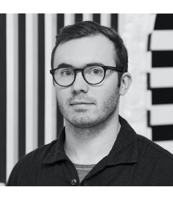 New Works  New Works - Bukowski Chair black beech, fabric Dedar Tiger Mountain