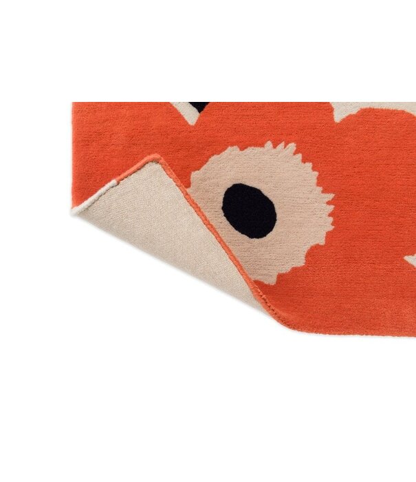 Marimekko Marimekko - Unikko Wool Rug orange red