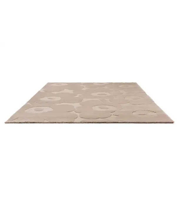 Marimekko Marimekko - Unikko rug, light beige 100% Wool