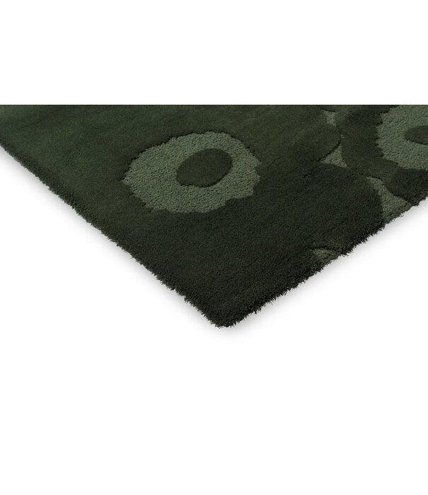 Marimekko Marimekko - Unikko rug, dark green 100% Wool