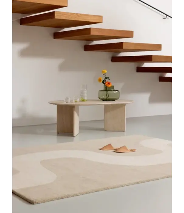 Marimekko Marimekko Seireeni Wool Rug warm beige