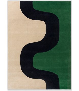 Marimekko - Seireeni rug, green - black - beige