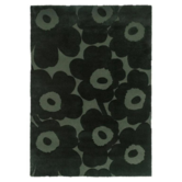 Marimekko Unikko  Wol Vloerkleed dark green, tufted