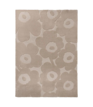 Marimekko - Unikko Rug orange light beige