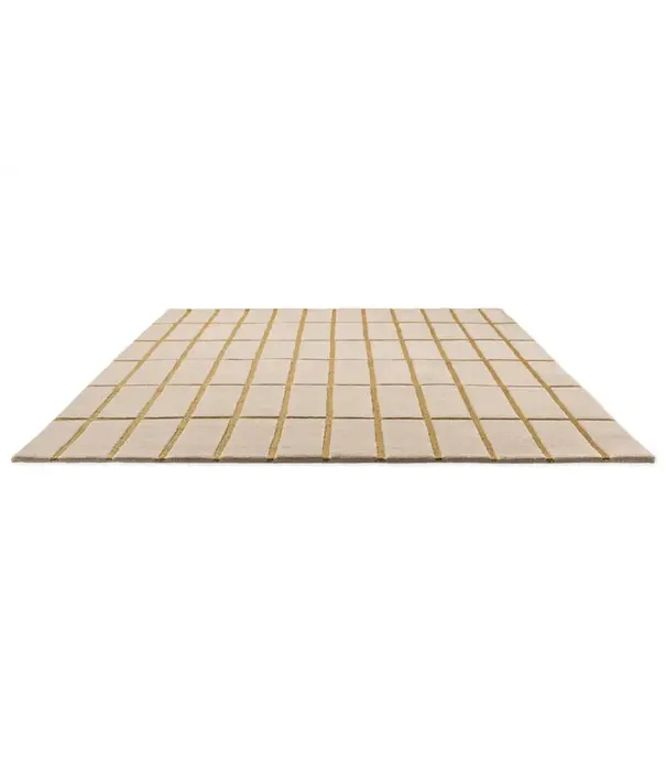 Marimekko Marimekko Tiiliskivi Wool Rug bronze yellow, handtufted