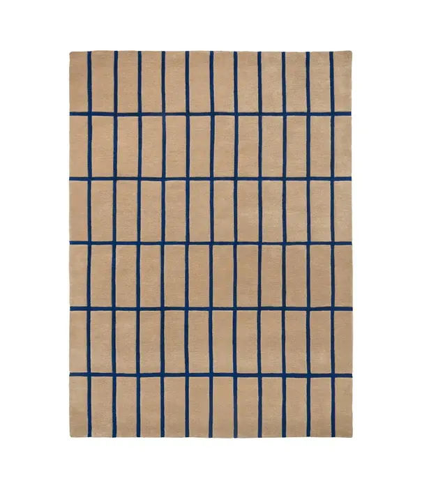 Marimekko Marimekko Tiiliskivi Wool Rug bright blue, handtufted