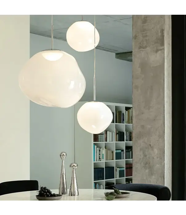 Tom Dixon  Tom Dixon - Melt pendant LED Opal acrylic