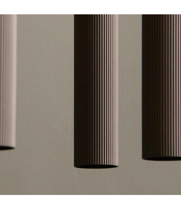 Audo Audo - Tubulaire Pendant Lamp aluminium, bronzed