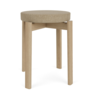 Audo - Passage Stool oak, cushion upholstered