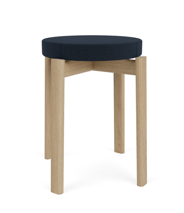 Audo Audo - Passage Stool oak, cushion upholstered