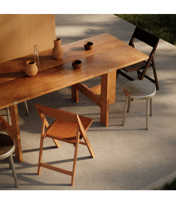 Frama  Folding Flat Chair warm brown birch