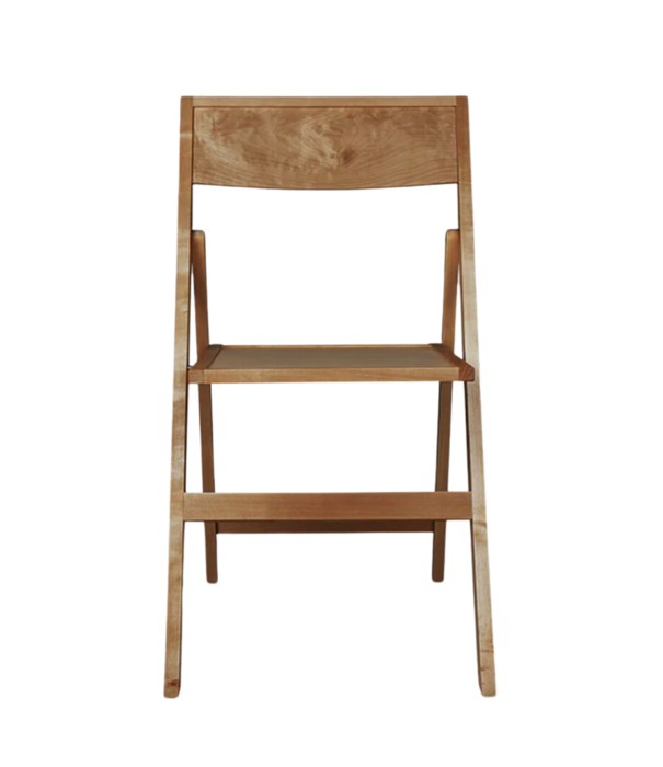 Frama  Folding Flat Chair warm brown birch
