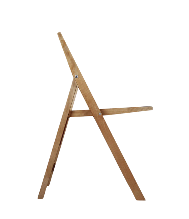 Frama  Folding Flat Stoel warm bruin berken