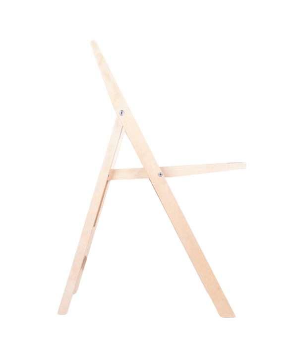 Frama  Folding Flat Stoel naturel berken