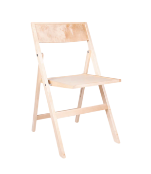 Folding Flat Chair natural birch