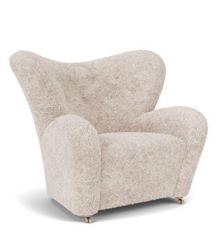 Audo - The Tired Man Lounge Chair sheepskin