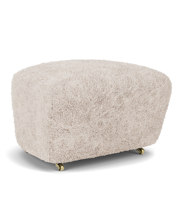 Audo Audo The Tired Man lounge chair Skandilock Moonlight sheepskin