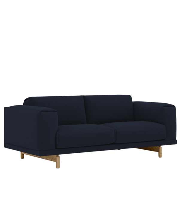 Muuto Rest 2-zits Bank, eiken voet, varianten
