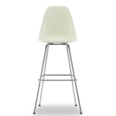 Vitra Eames Fiberglass Medium Barkruk, chroom onderstel
