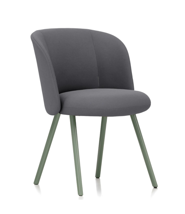 Vitra  Vitra - Mikado Side Chair aluminium legs, fabric Volo
