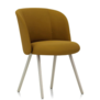 Vitra - Mikado Dining Side Chair fabric Volo, metal legs