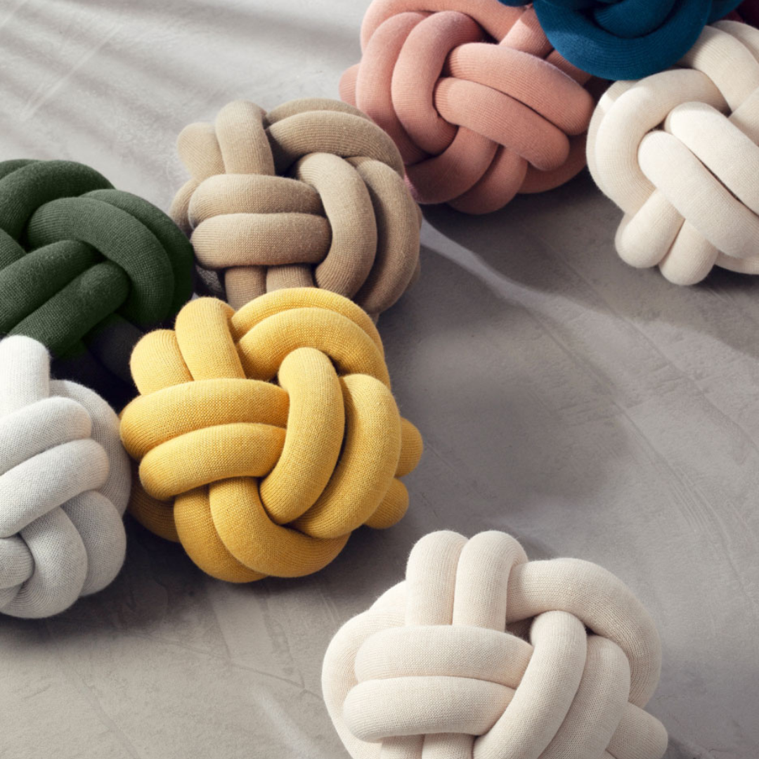 Design House Stockholm Knot Cushion variants NORDIC NEW