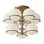 Astep Model 2042/9 Ceiling Lamp / Opaline glass