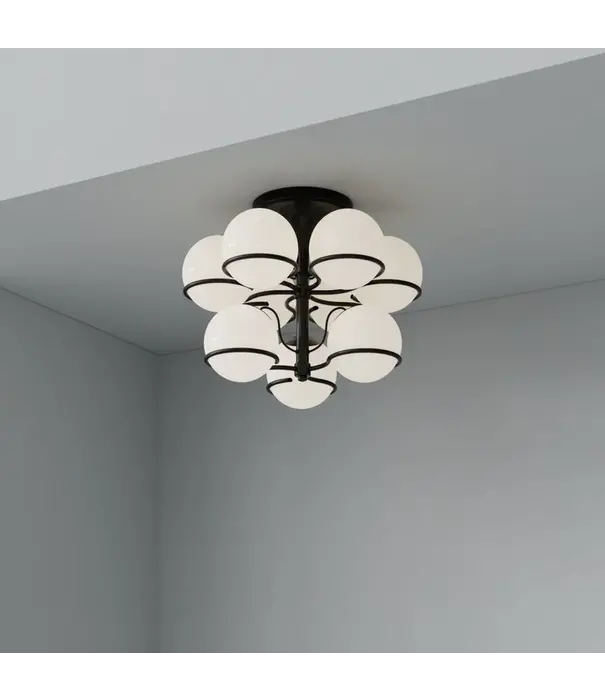 Astep  Astep Model 2042/9 Ceiling Lamp / Opaline glass