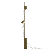 Post Foor Lamp brown-green