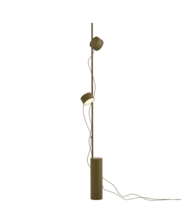 Post Foor Lamp brown-green