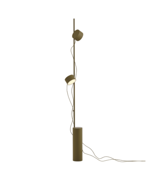 Muuto - Post Vloerlamp  brown-green