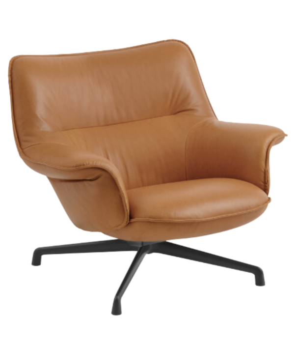 Muuto  Muuto - Doze Lounge Chair Low back, swivel base