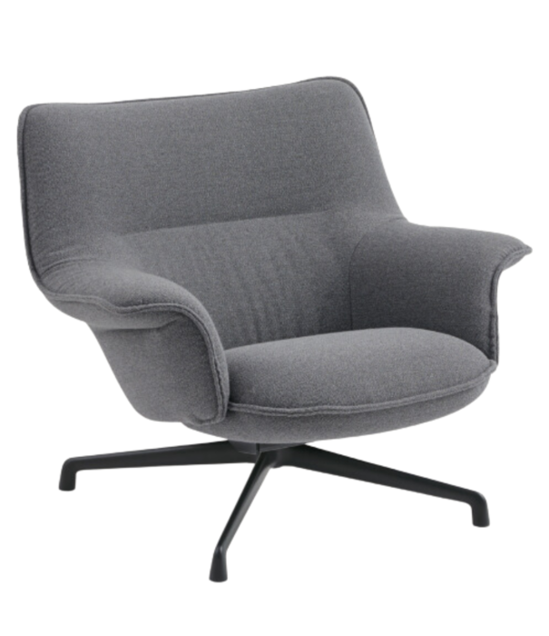 Muuto  Muuto - Doze Lounge Chair Low back, swivel base