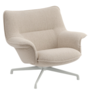 Muuto - Doze Lounge Stoel Low, swivel voet