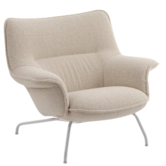 Muuto - Doze Lounge Stoel Low, tube voet