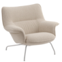 Muuto - Doze Lounge Chair Low back, tube base