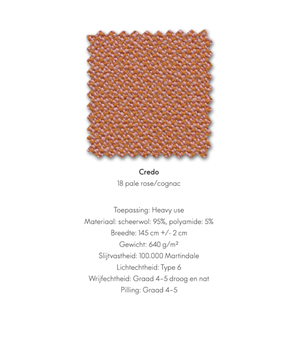 Vitra  Vitra Freeform Sofa Credo pale rose-cognac, maple legs