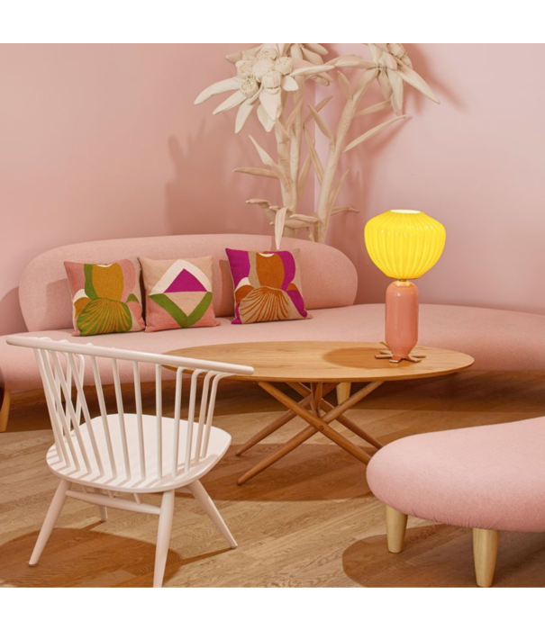 Vitra  Vitra - Freeform Sofa pale rose-cognac, esdoorn poten