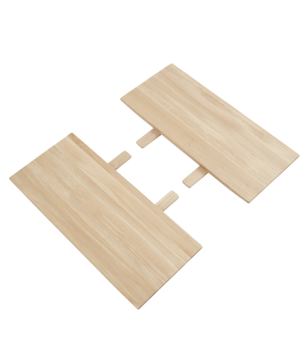 Muuto Earnest Extendable Table oiled oak 205 x 100