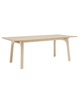 Muuto - Earnest Extendable Tafel eiken 205 x 100