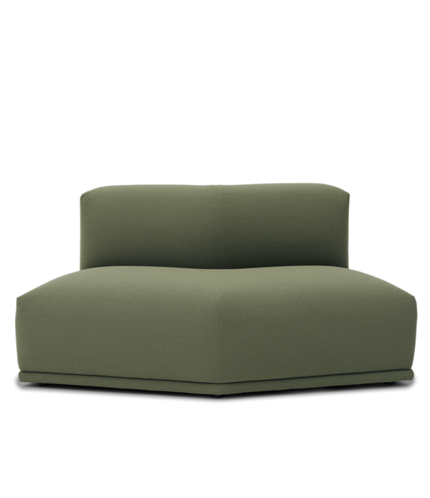 Muuto  Muuto - Connect Sofa Angle Module M, fabric Grain green