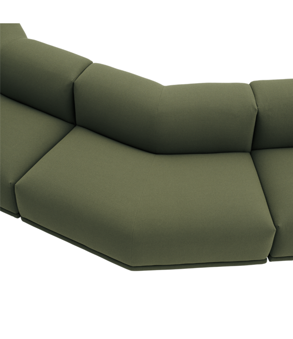 Muuto Connect Sofa Module M Angle, stof Grain