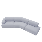 Muuto Connect 3-zits Bank Module A, L, G stof Acca 713