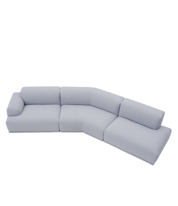 Muuto Connect 3-zits Bank  Module A, L, G stof Acca 713
